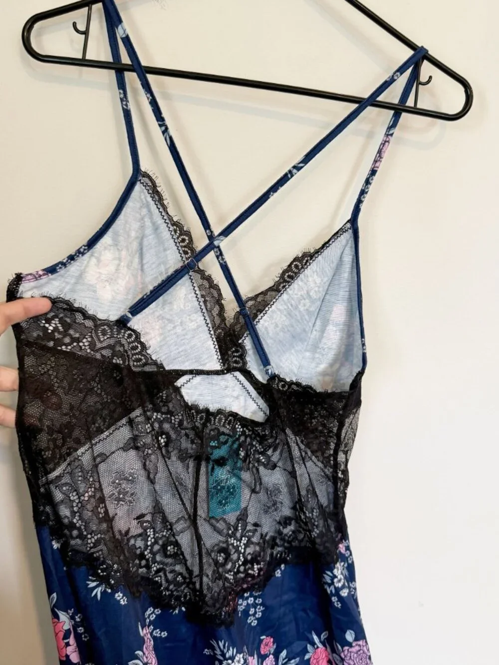 NWT Cupshe Dreamland Floral Print Lace Pajama Slip - Size: Small